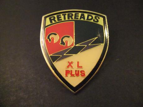 Retreads XL PLUS Mc Motorcycle Club Biker